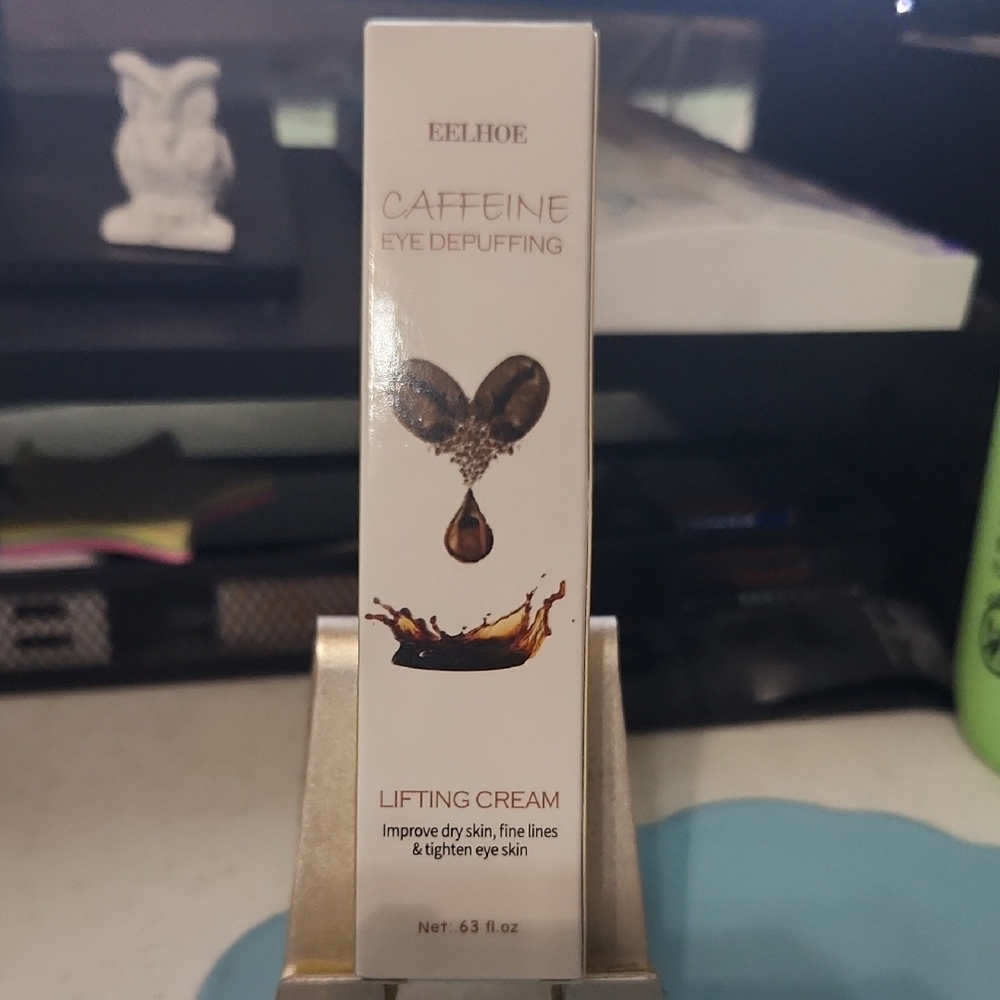 Caffeine Eye Depuffing Serum - White
